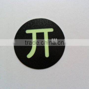 Fluorescent decoration reusable glow in the dark vinyl sticker