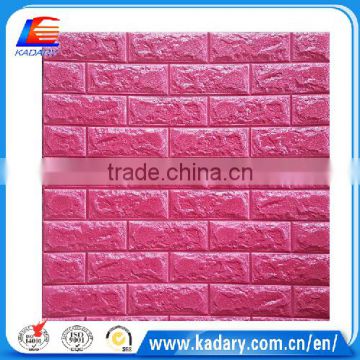 eco friendly waterproof self adhensive pe foam wallpapers tiles