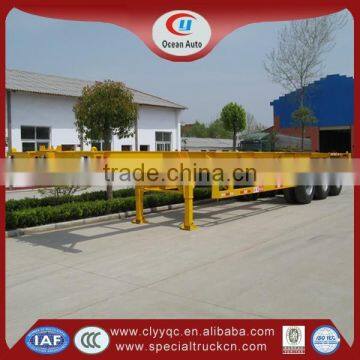 2015 China 40 Ton Container Flatbed Semi Trailer photo-6