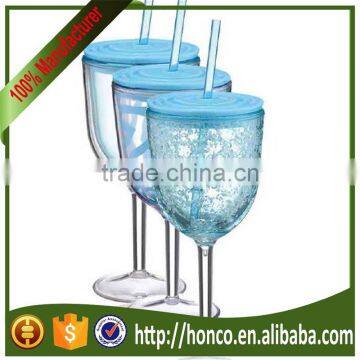 newest and fashion plastic cup with straw