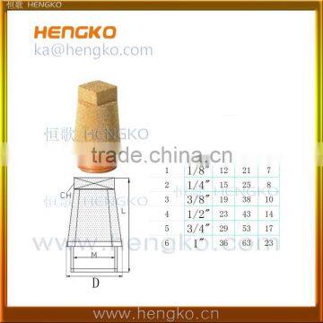 Sintered Bronze Powder Micropore Muffler Cap photo-6