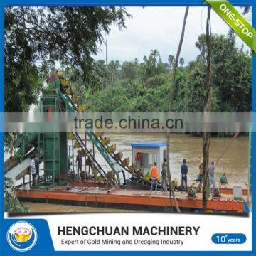 Africa-used Gold Chain Bucket Dredger lowest price