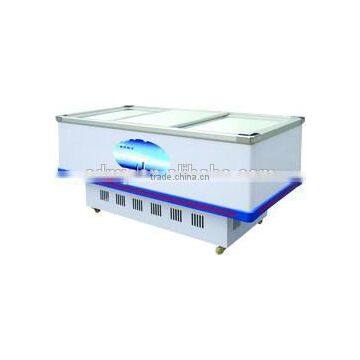 Hot sale good quality supermarket open top cooler or freezer,upright deep freezer