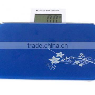 Digital glass mini bathroom scale