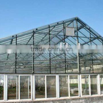 large span glass greenhouse