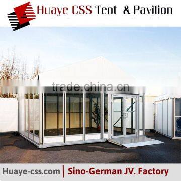 Clear Glass Solid wall Standard Tent Marquee for sale