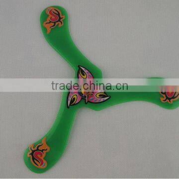 Kids Outdoor Three Leaves Whistle Frisbee photo-4
