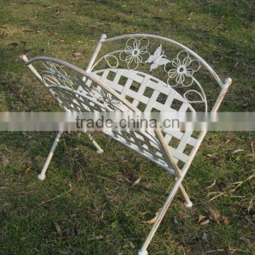 Light Weight Antique Folding Metal Magazine Racks