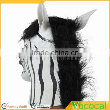 Zebra Cosplay Halloween Mask for Cosplay Masquerade Carnival Halloween Costume photo-2