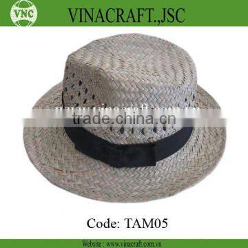Vietnam seagrass hat mens fashion hat