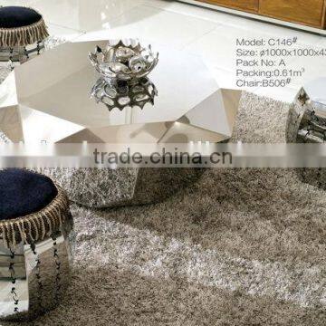 B506 Fashion Design Stainless Steel Living Room Round Chair photo-4