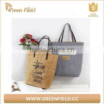 Popular custom printing brown color shopping bags