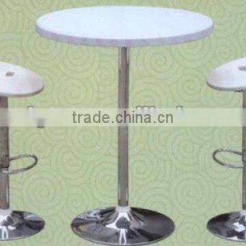 2014 Hot sale blow molding plastic cheap bar stool sets