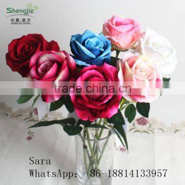 Decorative Artificial Bouquet Foliage,artificial Table Centerpieces Flowers ,artificial Rose photo-4