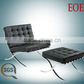 lounge chair Barcelona sofa footrest leather sofa with footrest sofa with footrest