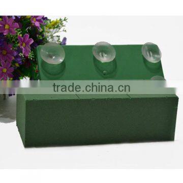 wholesale wedding decoration wet floral foam with suction cups