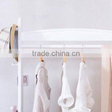 Portable Wooden Clothes Hanger Simple Wooden Coat Rack photo-4