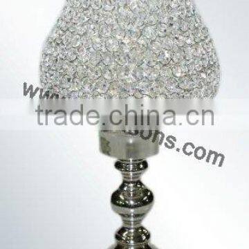 Votive Round Crystal Beaded Votive Candle Stand photo-6