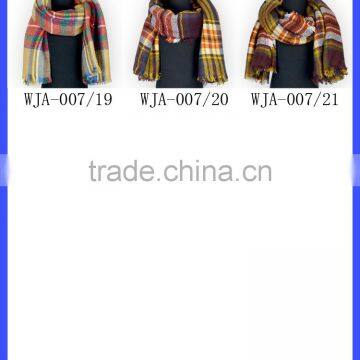 Hot Sale Fall/winter Women's Grid Knit Shawl and Scarf photo-6