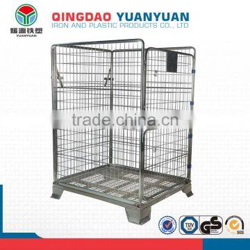 Stacking logistics wiremesh storage mesh container metal pallet cage