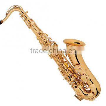 tenor sax, Bb tenor sax, gold lacquer tenor saxophone