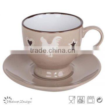 Wholesale Ceramic Chicken Tea Cup and Saucer photo-5
