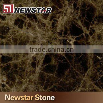 Newstar Dark Emperador China Wholesale Stone Tile Expensive Marble