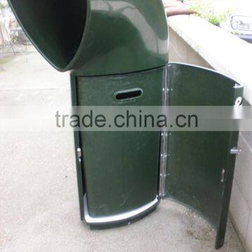 High quality glossy gel coat fiberglass garbage bins frp factory