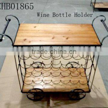 Modern Decorative Metal Red Wine Glass Display Rack for Storage