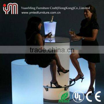 outdoor table/plastic table/led furniture