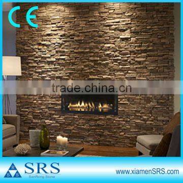 Yellow quartzite interior wall stone decoration