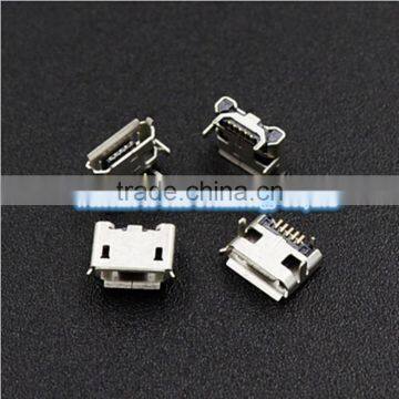 Micro USB Connector Type 5Pin SMT Tail Charging socket PCB Board