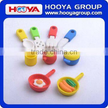ST33711 Lovely for Kids High Quality Kitchen Utensil Shaped Pencil Eraser photo-2