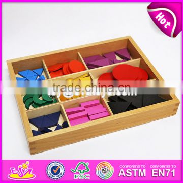 2017 New design toddlers educational wooden montessori classroom materials W12F019