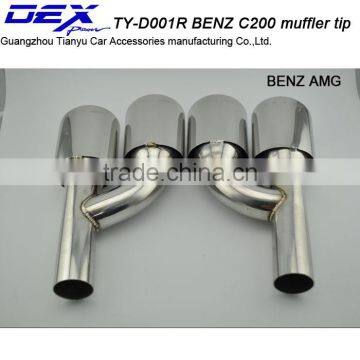 Best price high quality car part tuning b-enz amg c200 exhaust muffler tip