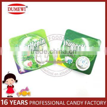 Mint Flavor Jam Filling Crispy Energy Chewing Gum Pillows photo-5