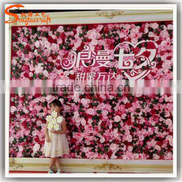 Factory Wholesale Personized Artificial Flower Wall for Stage Background Decoration photo-4