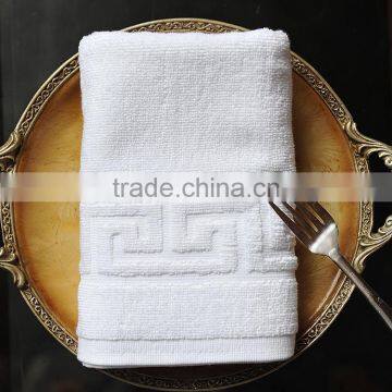 3pcs / LSET WHITE HOTEL Bath Towel Set 100% Cotton Great Wall Plaid Wholesale photo-2