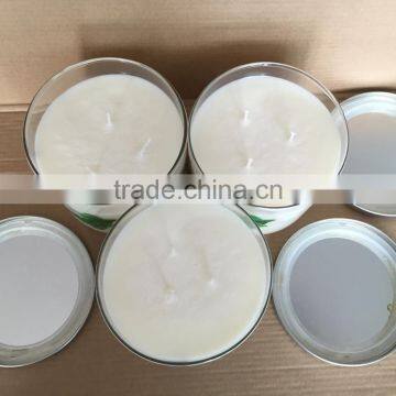 candle jars/three wicks candle jars