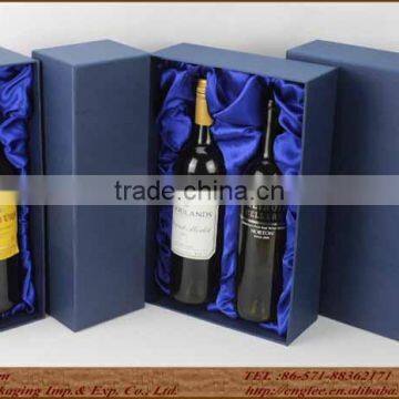 Excellent cheap gift paper wine box for wine bottles