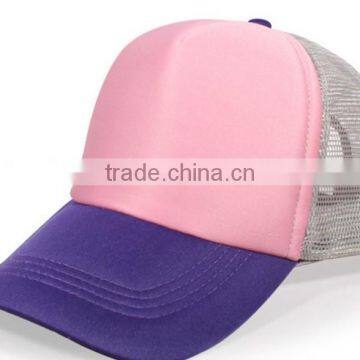 Custom Blank Tucker Hats Mesh Fabric Baseball Cap With Sponge photo-2