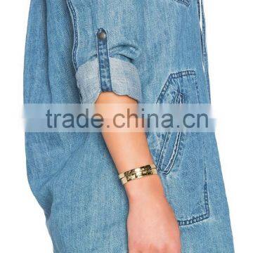 New Style Denim Jeans Fabric Mini Dress With Lace-Up Details All Types Of Ladies Dresses 2016 HSD5821 photo-6
