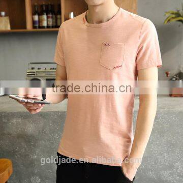 Wholesale Custom Fashion Plain Lightweight Cotton Men T Shirts photo-4