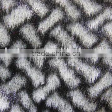 2015 White and Black Imitation Mink Imitation Fur Fabric