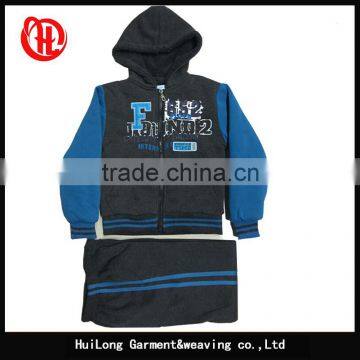 Factory stock casual fleece set cheap boys casual clothes