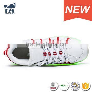 HFJH-18 Wholesale PU Low MOQ Led Sports Men Shoes photo-4