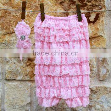 Baby Clothes Kids Fashion Girls Lace Petti Rompers for Girls Outfit photo-4