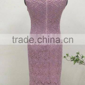 Latest Fashion Ladies Crochet Popular Slim Evening Party Dress photo-3