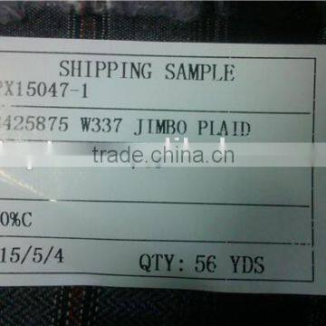 Cotton Woven Yarn Dyed Plaid Flannel Fabric