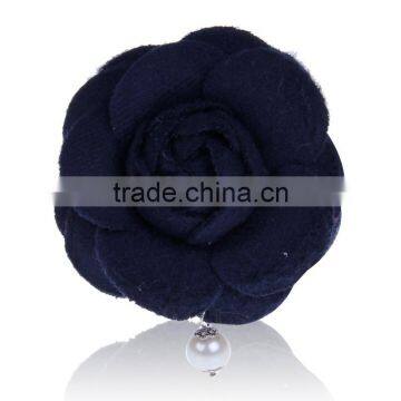 Fashion Make Fabric Flower Bulk Brooch,FabricCamellia Brooches,Girls Party Hairbow photo-5